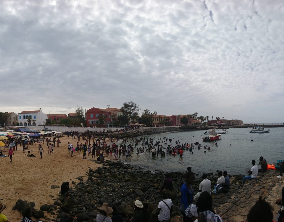 Playa isla de Goree-1